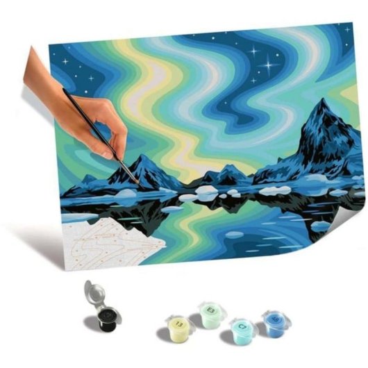 Kit di pittura a numeri Ravensburger CreArt Edizione Tela 40x30 cm