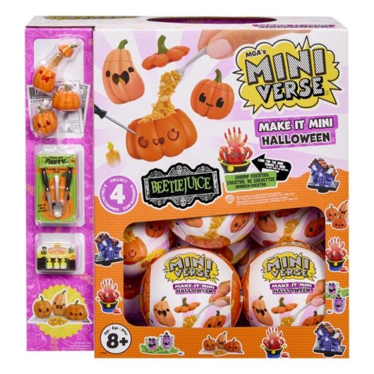 Figura de juguete MGA Miniverse Make It Mini Halloween en PDQ, 8 años, multicolor