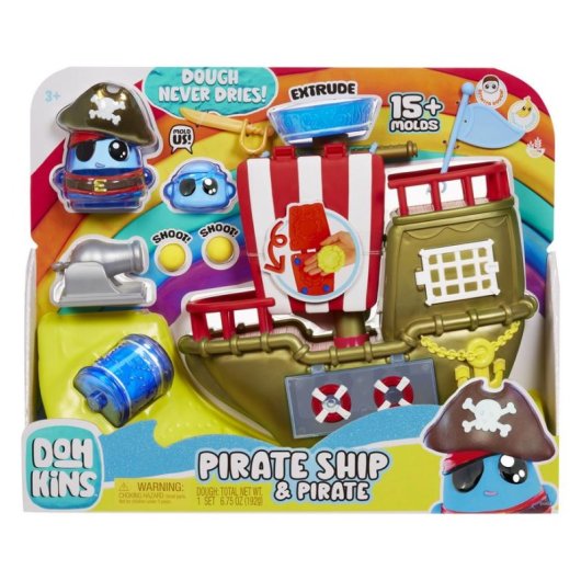 Set de modelado DohKins Pirate Ship Playset MGA Entertainment