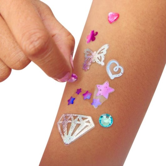Kit di Tatovaggi Temporanei Cool Maker Shimmer Me Body Art per Bambine 7 Anni