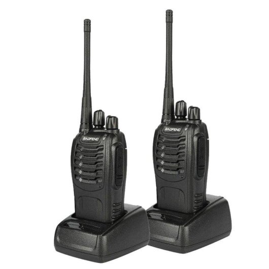 Walkie Talkies Klack Baofeng BF-888S UHF 400-470 MHz 3W 16 Canales Pack 2