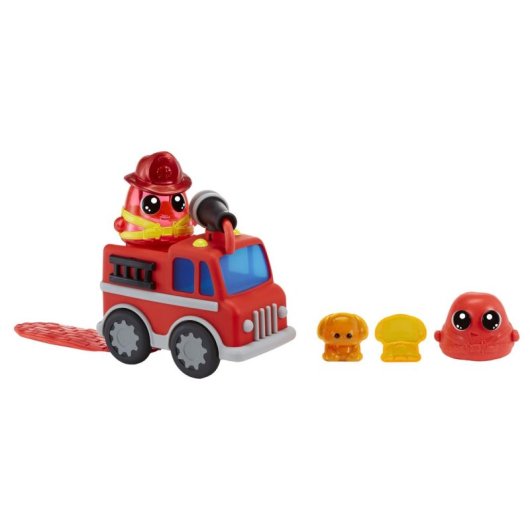 Kit de modelagem MGA Entertainment DohKins Camião de Bombeiros e Bombeiro