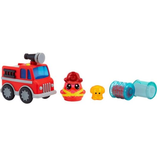Kit de modelagem MGA Entertainment DohKins Camião de Bombeiros e Bombeiro