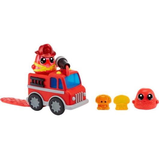Kit de modelagem MGA Entertainment DohKins Camião de Bombeiros e Bombeiro