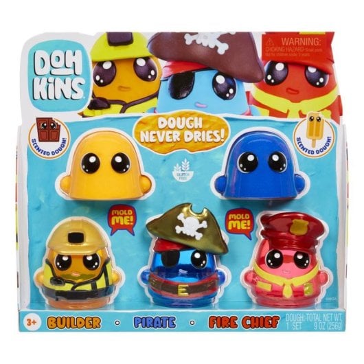 Pasta de modelar MGA Entertainment DohKins Hero Pack - Assortment 1 Multicolor