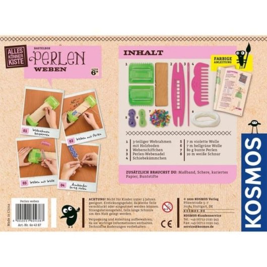 Set de cuentas pour enfants KOSMOS 60438 Multicolore