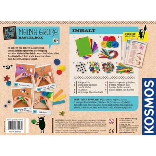 Kit de manualidades Kosmos 60443 pour enfants à partir de 6 ans multicolore
