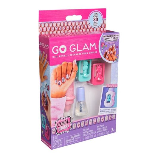 Set de Recarga de Manicure Cool Maker avec Motifs Licorne et Sirène