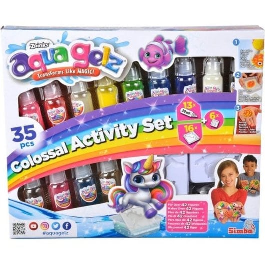 Kit de manualidades Simba Aqua Gelz Colossal Set para crianças de 8 a 12 anos