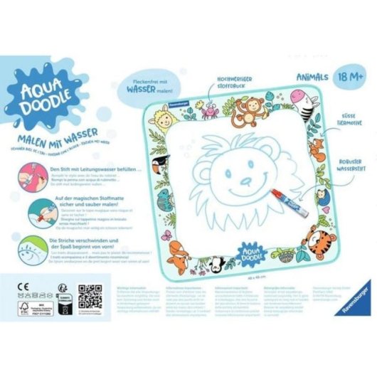 Tapete pour dessin à l'eau Ravensburger Aqua Doodle 04565 Multicolore