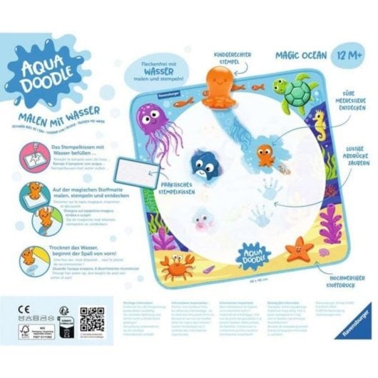 Tapete para dibujar con agua Ravensburger Aqua Doodle 04568 Multicolor