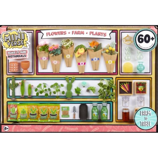 Figura de juguete Miniverse Make It Mini Botanicals MGA Entertainment Multicolor