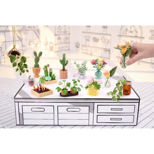 Figura de juguete Miniverse Make It Mini Botanicals MGA Entertainment Multicolor