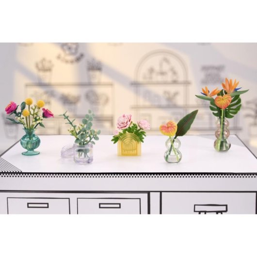 Figura de juguete Miniverse Make It Mini Botanicals MGA Entertainment Multicolor