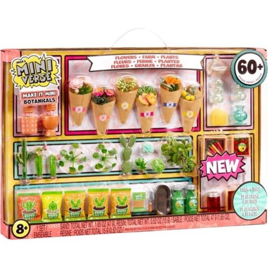 Figura de juguete Miniverse Make It Mini Botanicals MGA Entertainment Multicolor