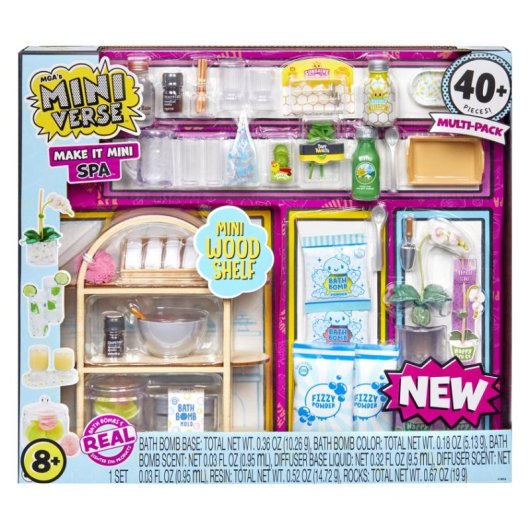 Figura Giocattolo Miniverse Make It Mini Spa Multipack MGA Entertainment Multicolor
