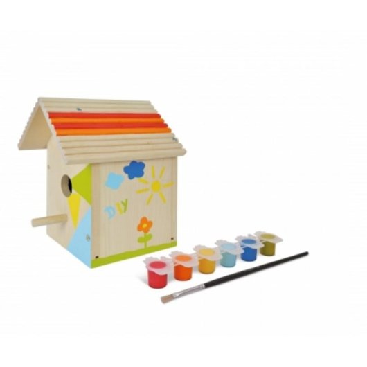 Pajarera de Madera Eichhorn 100004581 para Manualidades Infantiles