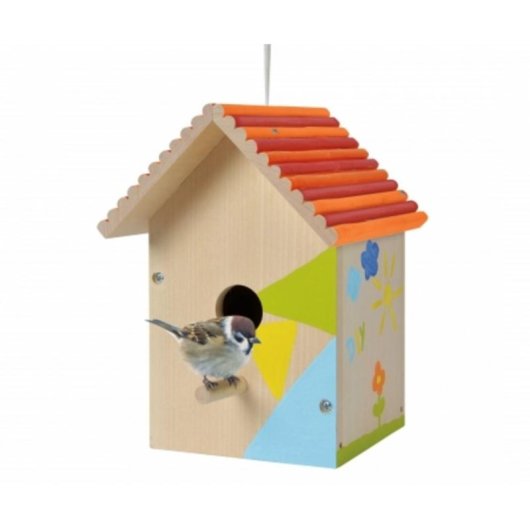 Pajarera de Madera Eichhorn 100004581 para Manualidades Infantiles