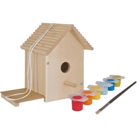 Pajarera de Madera Eichhorn 100004581 para Manualidades Infantiles