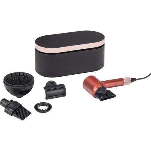 Professioneller Föhn Dyson Supersonic Nural 1600W 3 Temperaturstufen 3 Geschwindigkeiten mit Zubehör Rosa