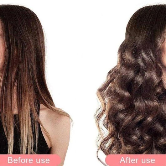 Enrolador de Cabelo Klack Ondas Francesas Cerâmico 32mm Iónico 160-220°C 4 Temperaturas Lila