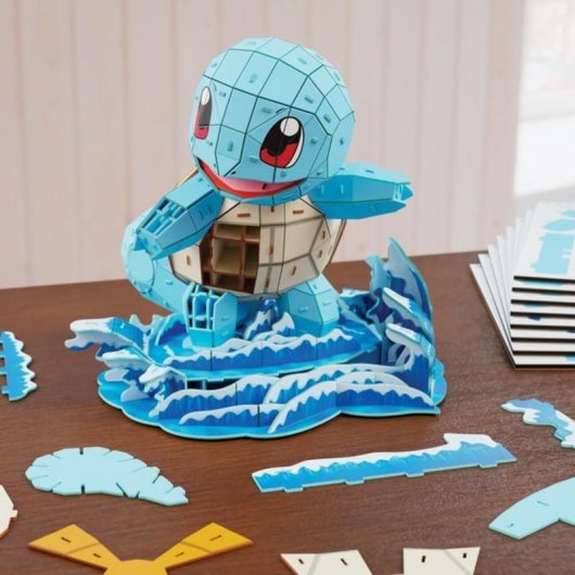 Puzzle 3D Spin Master 4D Build Squirtle 180 Pezzi 23,5 cm