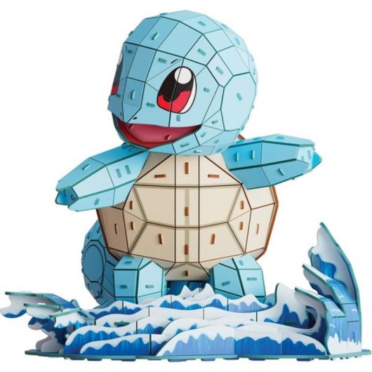 Puzzle 3D Spin Master 4D Build Squirtle 180 Pezzi 23,5 cm
