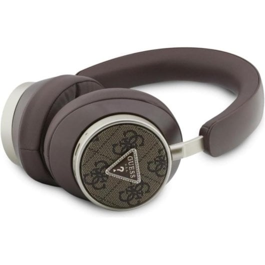 Auriculares Guess GUBHC15P4MRCTW inalámbricos Bluetooth 5.4 con cancelación de eco marrón