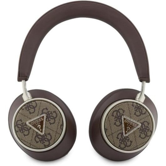 Auriculares Guess GUBHC15P4MRCTW inalámbricos Bluetooth 5.4 con cancelación de eco marrón