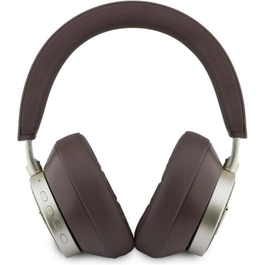Auriculares Guess GUBHC15P4MRCTW inalámbricos Bluetooth 5.4 con cancelación de eco marrón