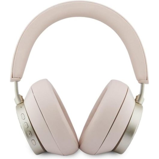 Auriculares Guess 4G Triangle Logo Bluetooth sem fios com ANC, rosa
