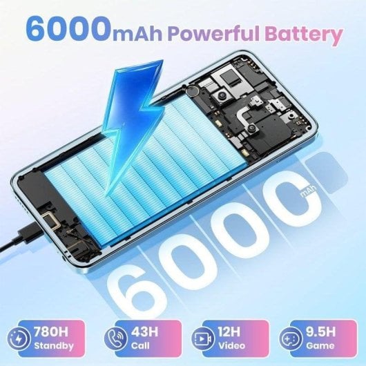 Fossibot S5 Pro 4G 8GB 256GB 6.88" Azul
