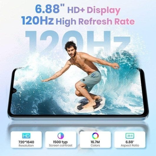 Fossibot S5 Pro 4G 8GB 256GB 6.88" Azul