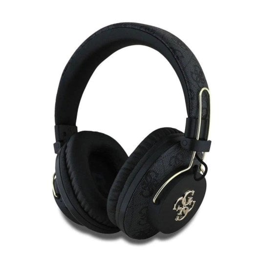 Cuffie Guess Metal 4G Logo Bluetooth wireless Bluetooth 5.3 ANC Nero Oro