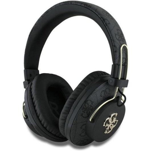 Cuffie Guess Metal 4G Logo Bluetooth wireless Bluetooth 5.3 ANC Nero Oro