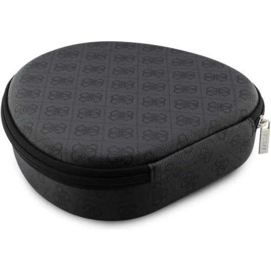 Casque Bluetooth Guess avec ANC, micro, commande vocale et logo, noir