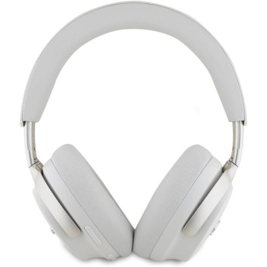Cuffie Bluetooth Guess Metal Script ANC ENC Wireless con Logo Metallico Beige