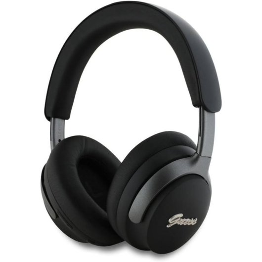 Cuffie Bluetooth Guess Metal Script ANC ENC Wireless con Logo Metallico Beige