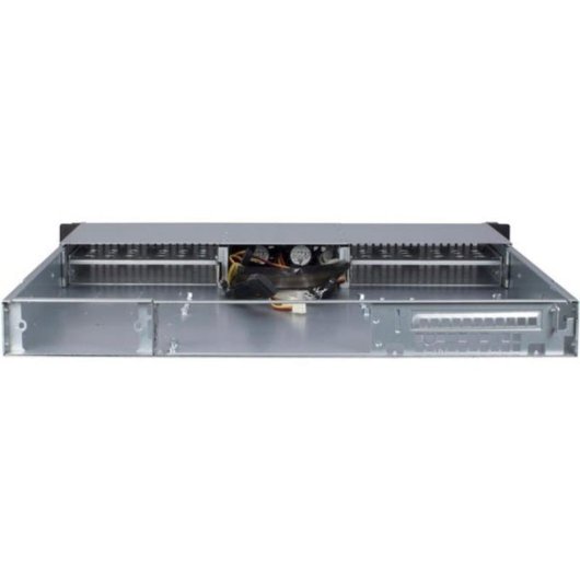 Servidor Inter-Tech IPC 1U-10248 Rack 19" Negro 2x USB 3.2 Gen1 12 bahías HDD