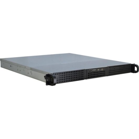 Servidor Inter-Tech IPC 1U-10248 Rack 19" Negro 2x USB 3.2 Gen1 12 bahías HDD