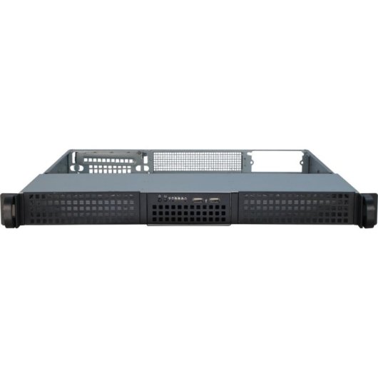 Servidor Inter-Tech IPC 1U-10248 Rack 19" Negro 2x USB 3.2 Gen1 12 bahías HDD