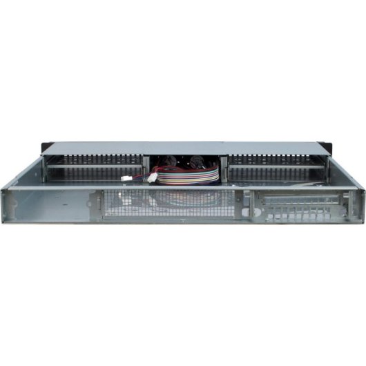 Servidor Inter-Tech IPC 1U-10248 Rack 19" Negro 2x USB 3.2 Gen1 12 bahías HDD