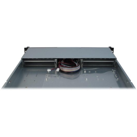 Servidor Inter-Tech IPC 1U-10248 Rack 19" Negro 2x USB 3.2 Gen1 12 bahías HDD
