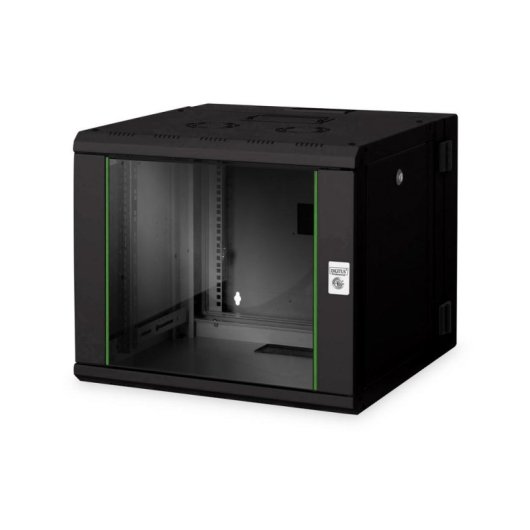 Armadio Rack a muro Digitus Unique 9U 80 kg porta in vetro