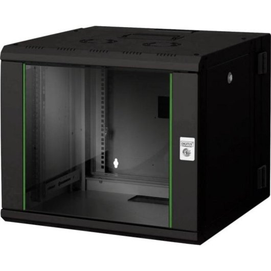 Armadio Rack a muro Digitus Unique 9U 80 kg porta in vetro