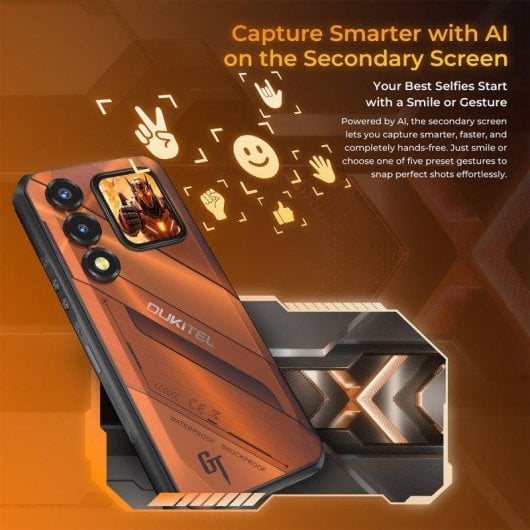 Oukitel WP66 5G 12GB 512GB 6.58" Orange