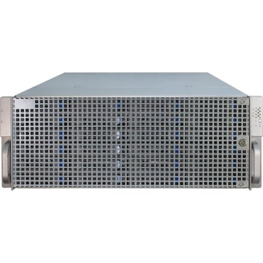 Servidor Inter-Tech 4U-4424 Rack Negro Plata ATX EATX Micro ATX Mini-ITX SSI EEB 4U