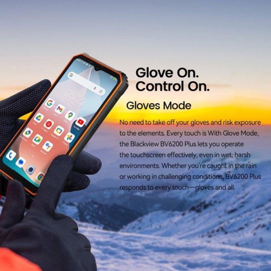 Blackview BV6200 Plus 4G 8GB 128GB 6,56" Naranja Dual SIM