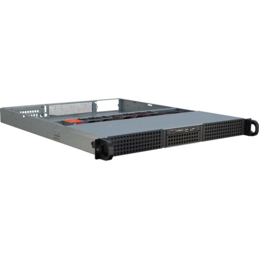 Servidor Inter-Tech IPC 1U-10255 Rack Negro EATX Micro ATX Mini-ITX 6 Ventiladores USB 2.0