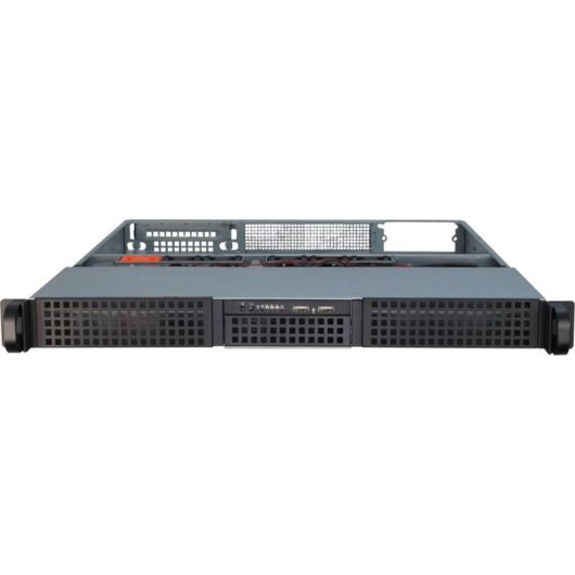 Servidor Inter-Tech IPC 1U-10255 Rack Negro EATX Micro ATX Mini-ITX 6 Ventiladores USB 2.0